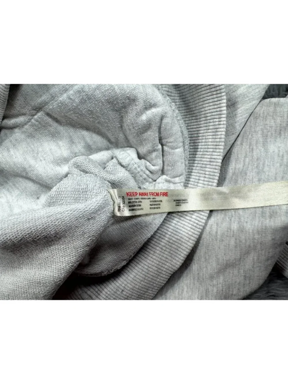 Free People Movement Sweatshirt Women's M Gray Cotton Performance Zip Workout